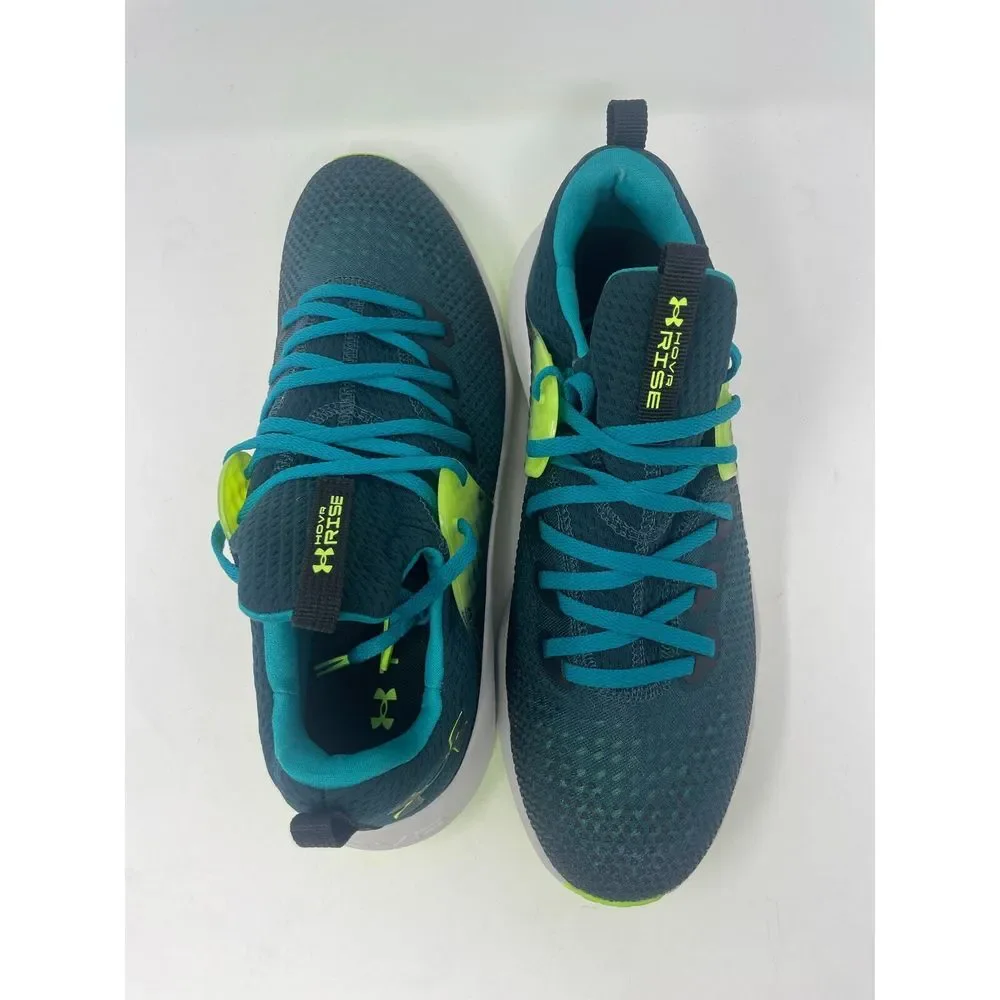 Under Armour Hovr Rise 3 Running Shoes Blue Green 3024273-300 Mens Size‎ 10 NEW